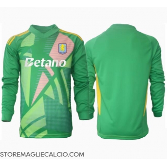Aston Villa Portiere Maglia Gara Casa Repliche 2024-25 Maniche Lunghe
